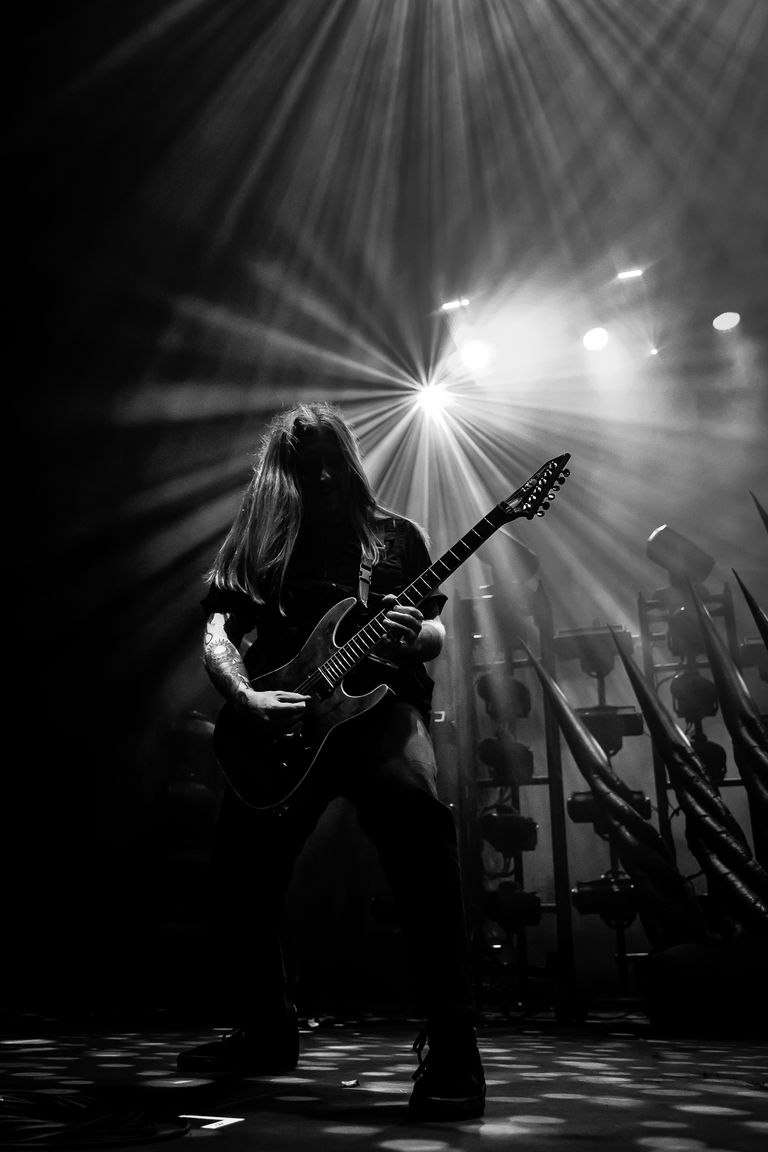 Bleed From Within performing live at AEC Theatre in Adelaide